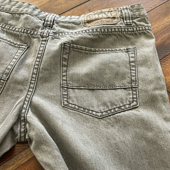 Active Ride Shop men’s gray grey tapered leg button fly denim jeans size 34 x 32 - Picture 8 of 14